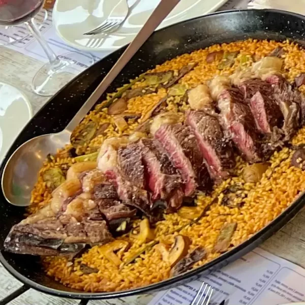 Arroz de Chuleta de Vaca Vieja